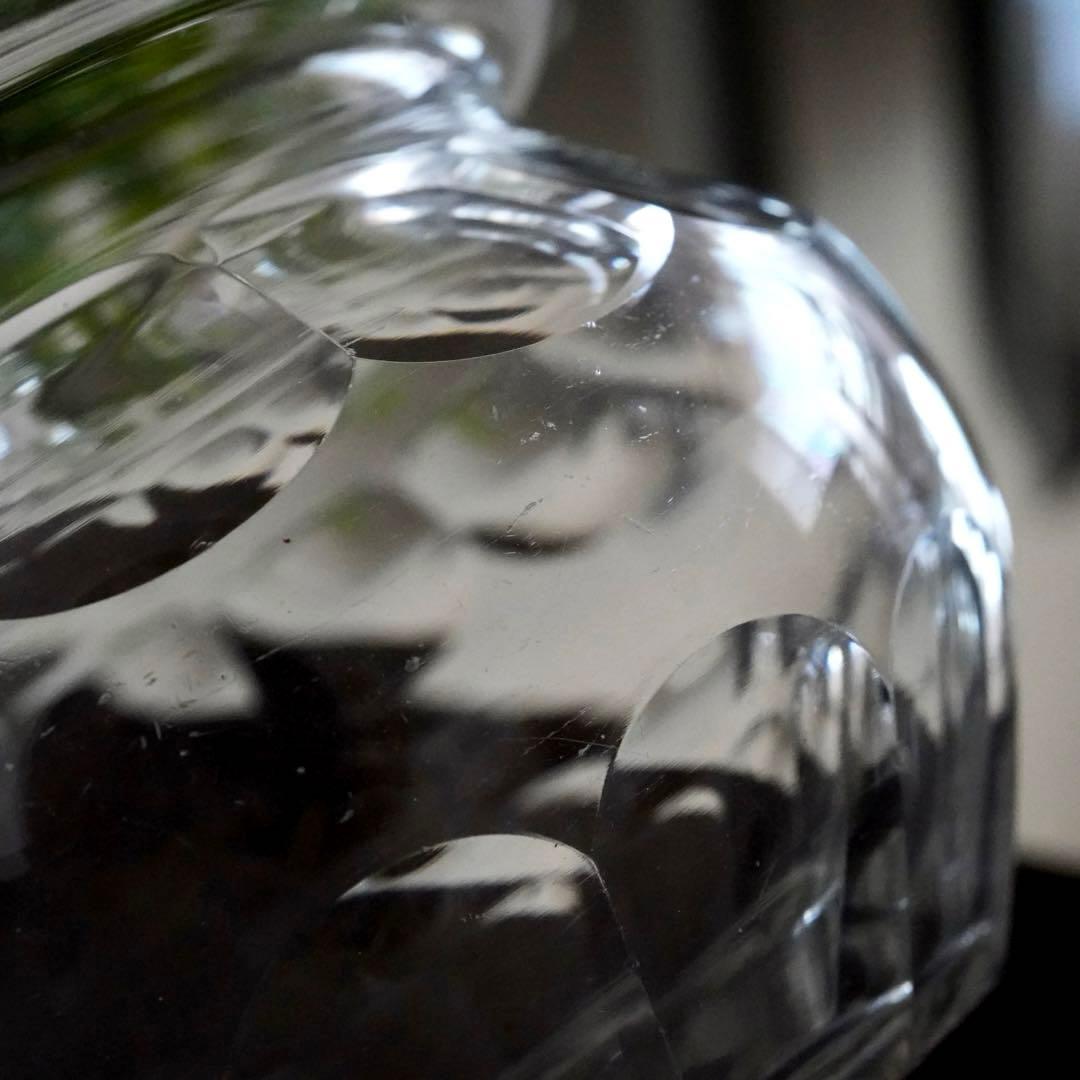 オールド サンルイ ボンボニエール★シュガーボウル 美品アンティーク クリスタル