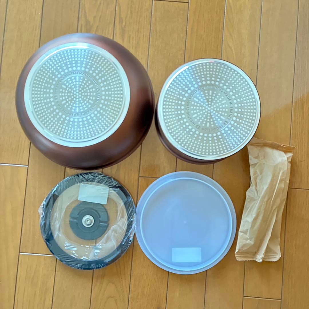 T-fal ingenio IH Mocha 鍋5点セット（IH・ガス火対応）