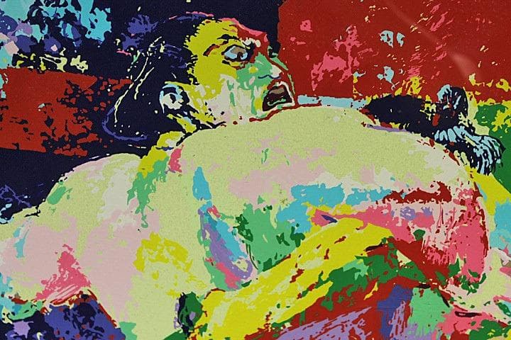 リロイ・ニーマン（LeRoy Neiman）【スモウ】 直筆サイン