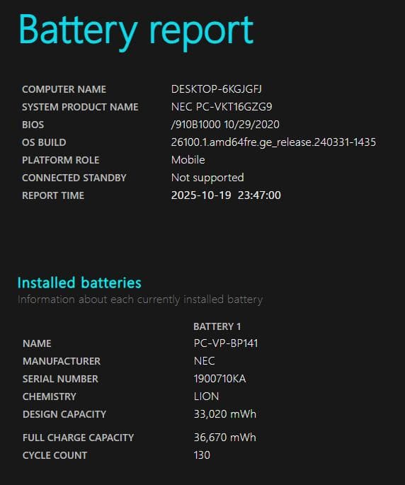 NEC VersaPro UltraLite 第10世代 Core i5 13型
