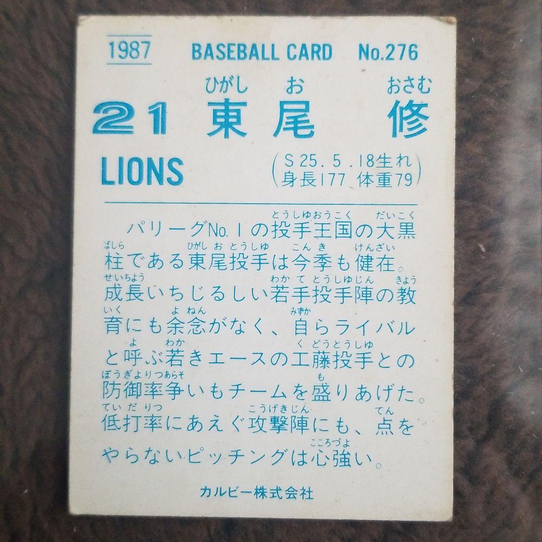 1987　BASEBALL CARD No.276