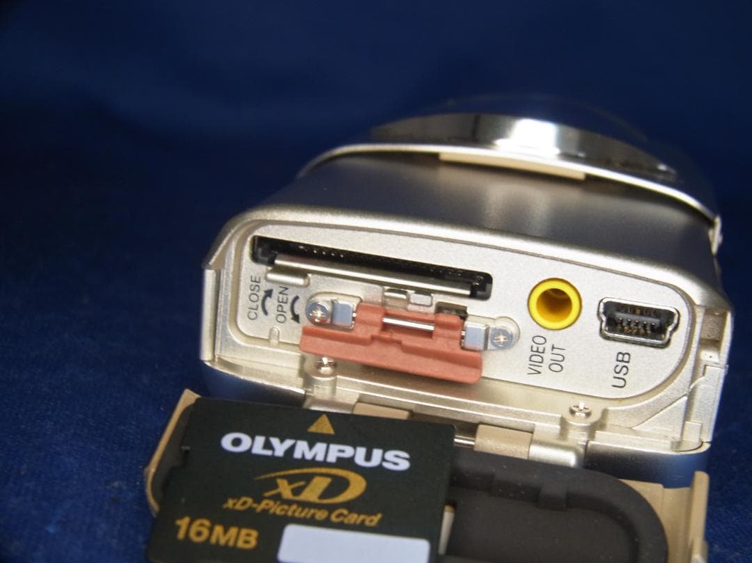 #3371 OLUMPUS μ-15 DIGITAL 電池・充電器・XD