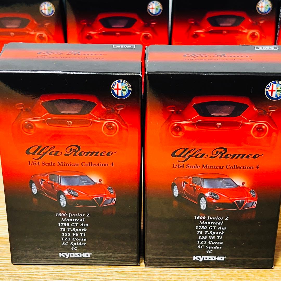 京商 1/64 アルファロメオ ミニカーコレクション4 16個セット 未開封