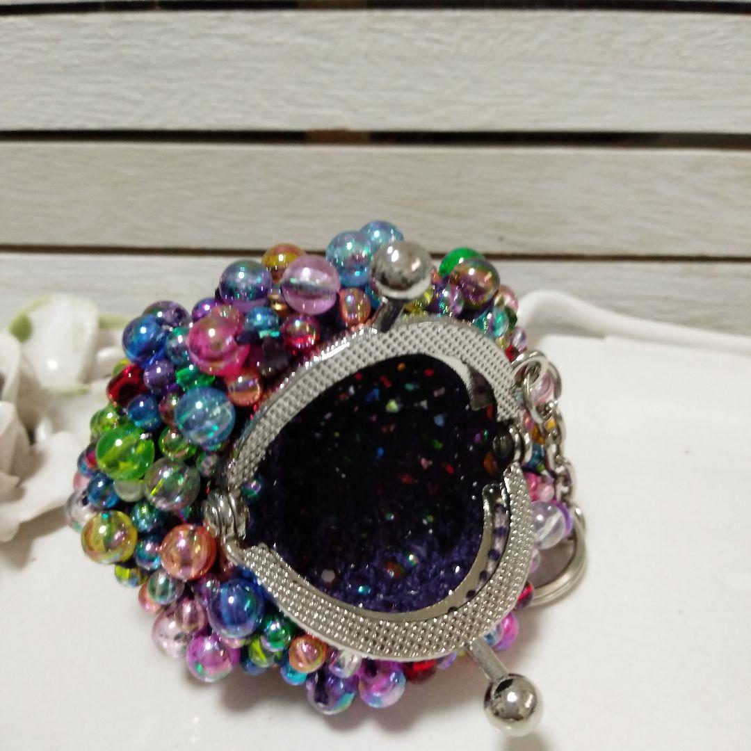 ココサヨ　　　　　　　ハンドメイドビーズがま口