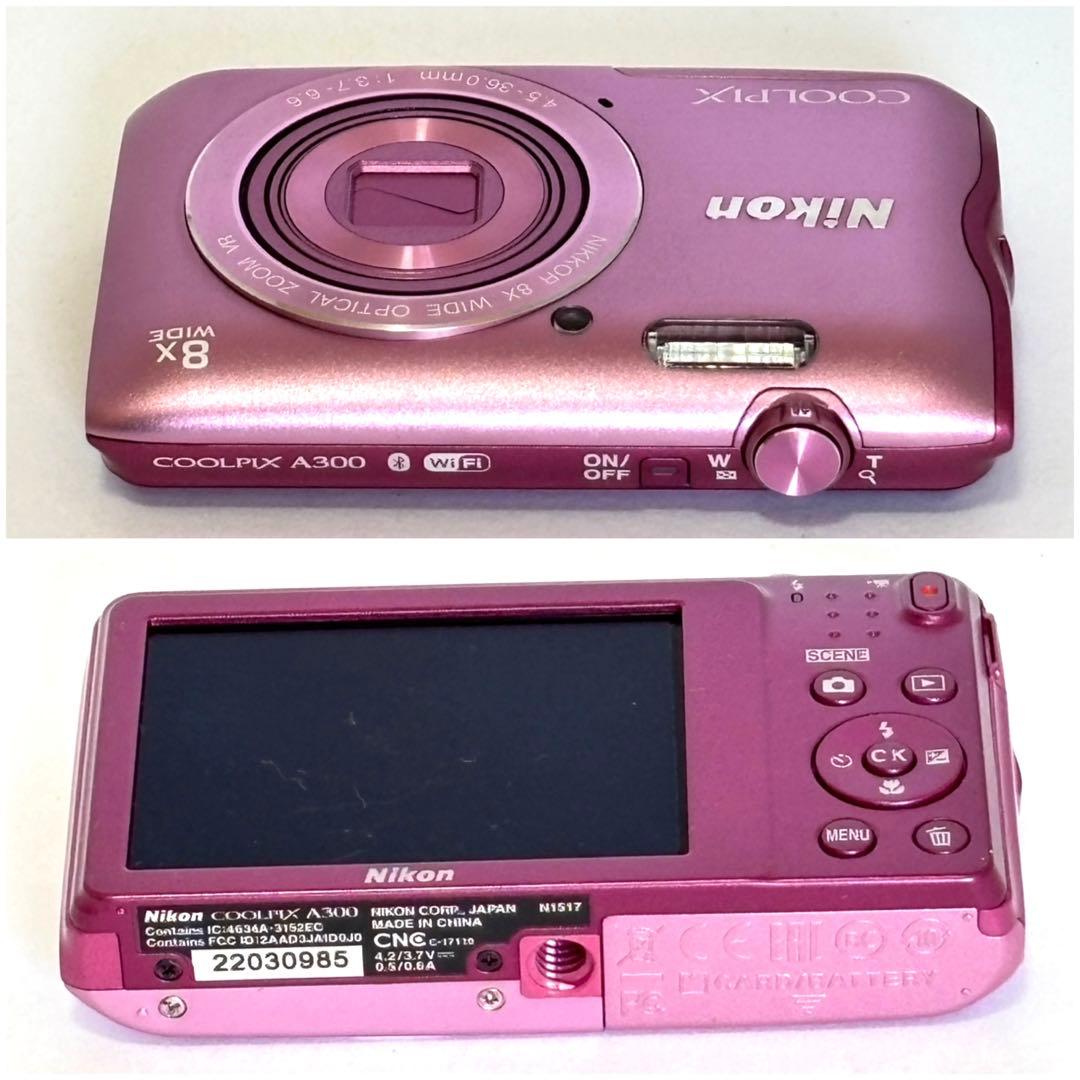 【美品】Nikon coolpix A300 ニコン　コンデジ　SDカード付