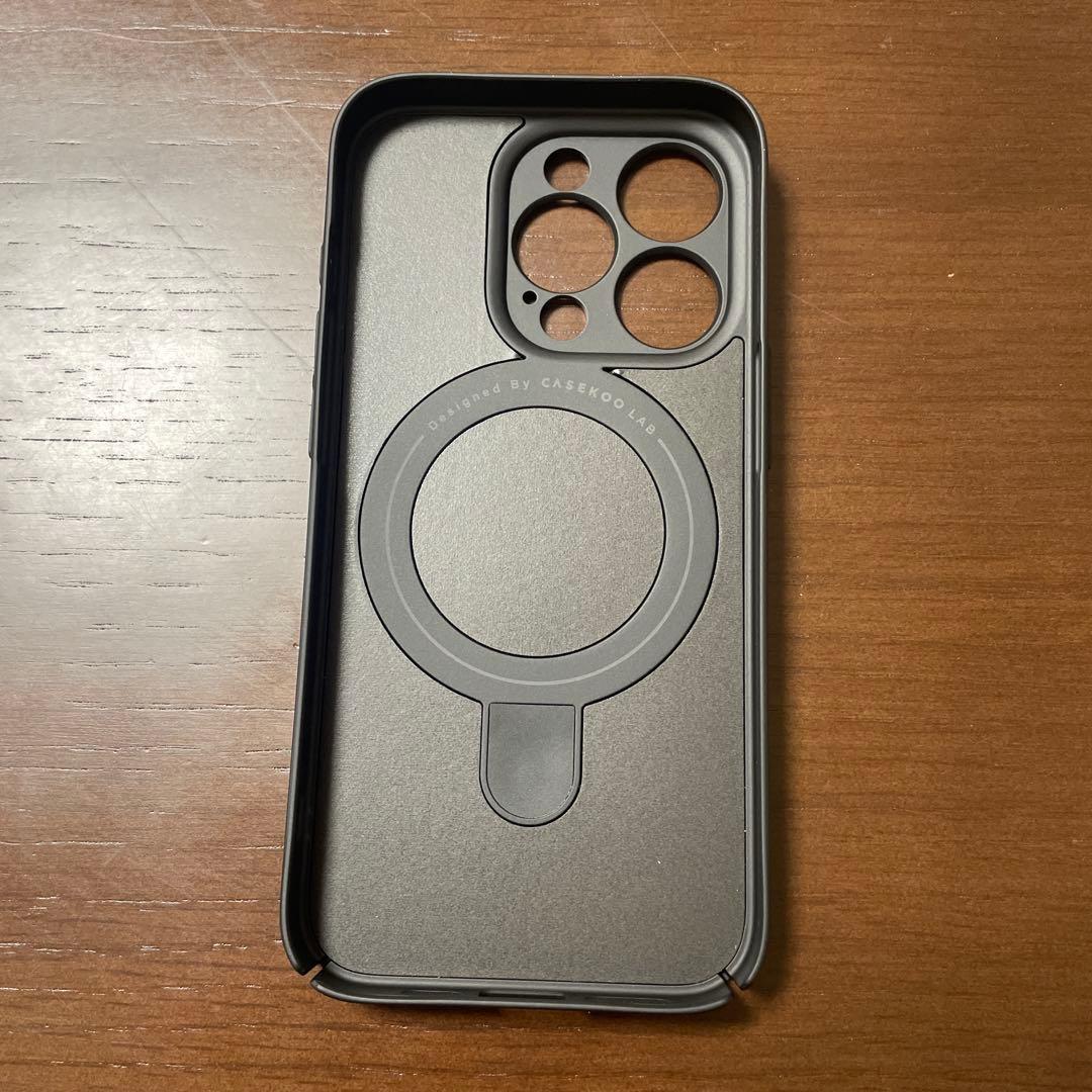 iPhone 15 Pro用 スマホケース 超強磁力 MagSafe対応 黒