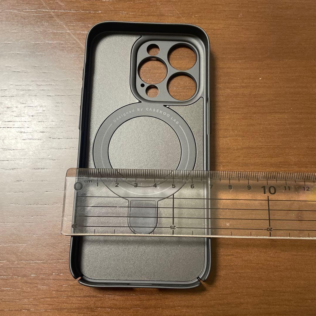 iPhone 15 Pro用 スマホケース 超強磁力 MagSafe対応 黒