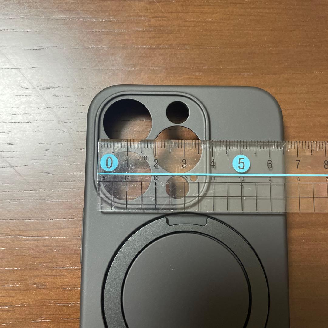 iPhone 15 Pro用 スマホケース 超強磁力 MagSafe対応 黒