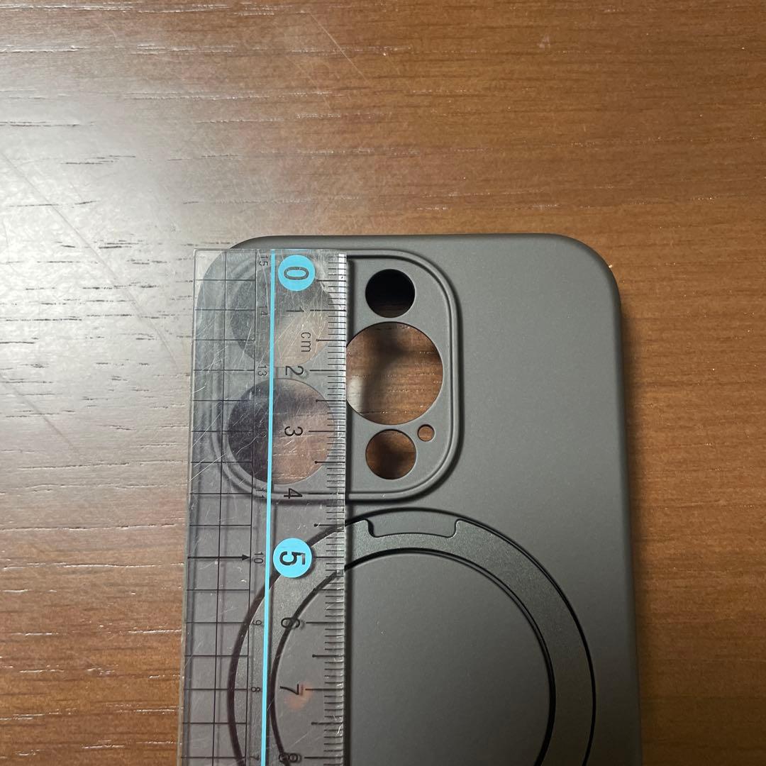 iPhone 15 Pro用 スマホケース 超強磁力 MagSafe対応 黒