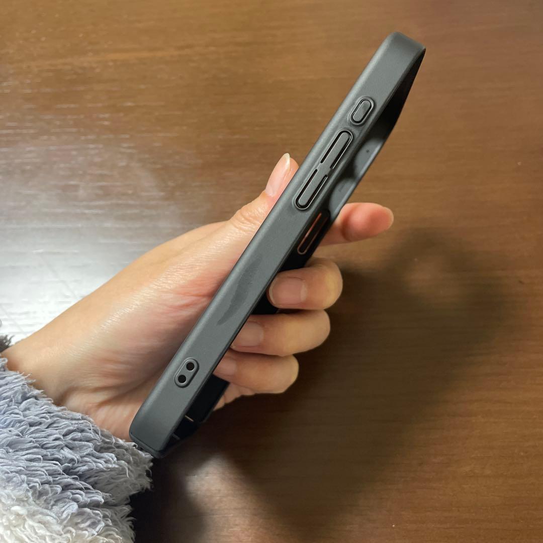 iPhone 15 Pro用 スマホケース 超強磁力 MagSafe対応 黒