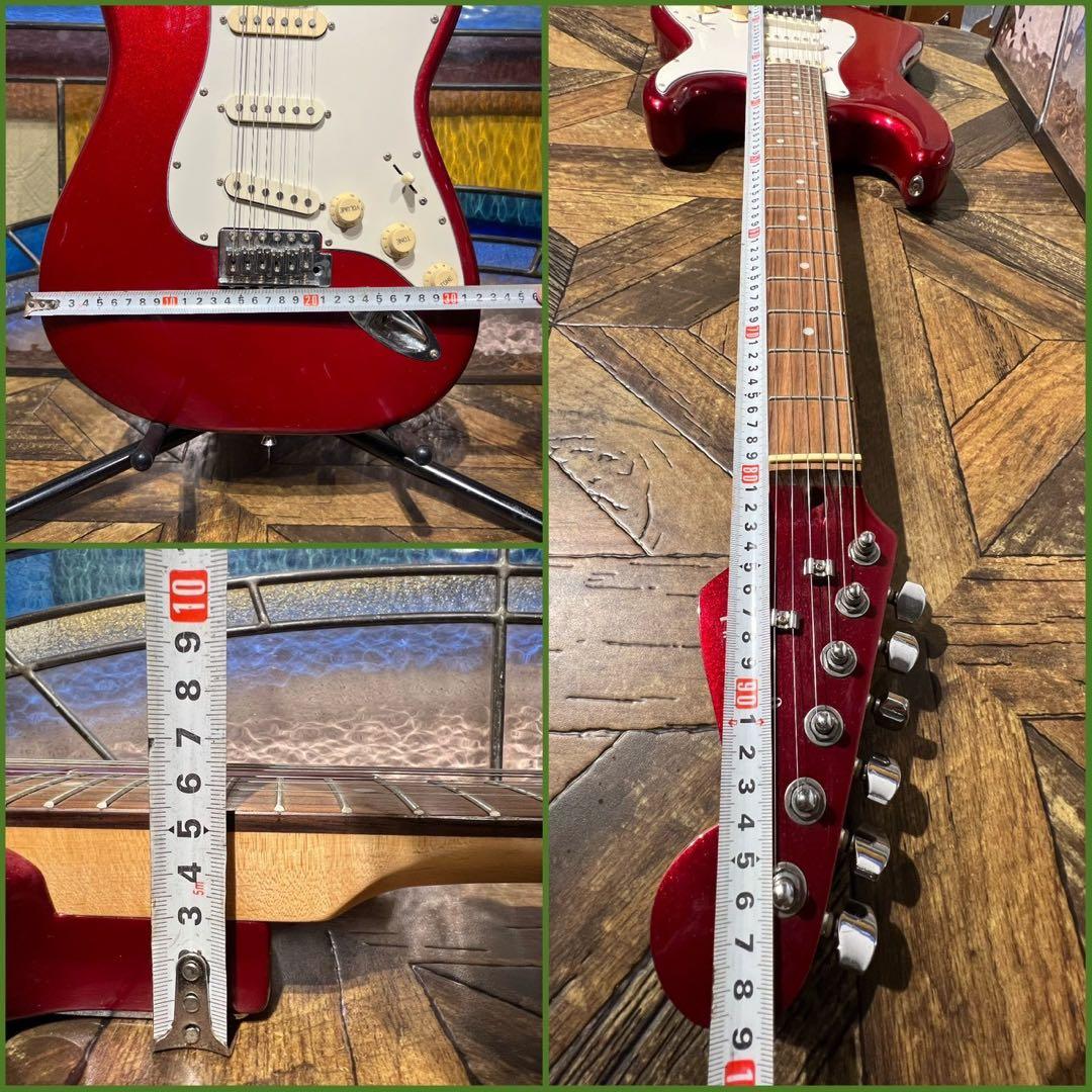 Photogenic エレキギター レッド ストラトキャスター