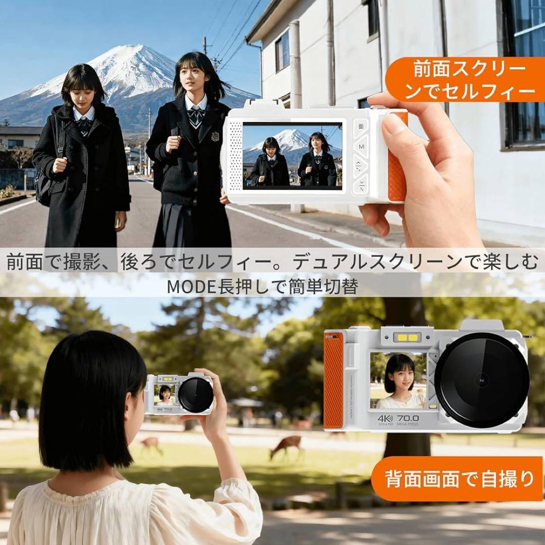 ラスト一点❣️スマホに送れる デジタルカメラ コWI-FI 機能 録画