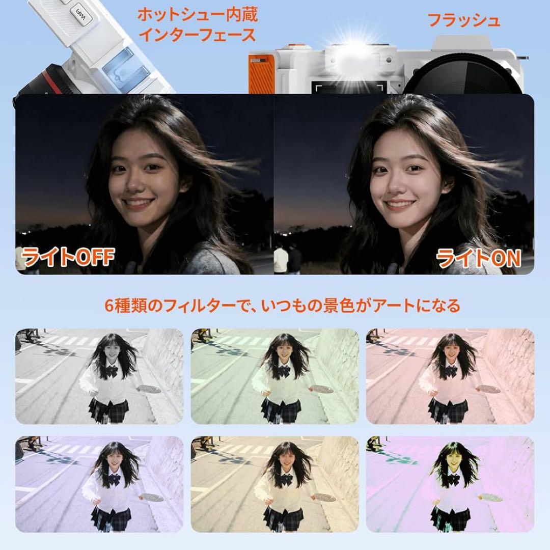 ラスト一点❣️スマホに送れる デジタルカメラ コWI-FI 機能 録画