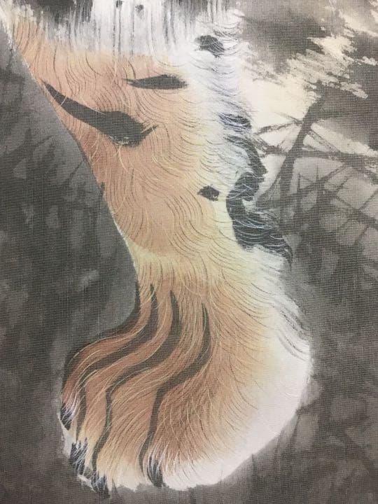 掛け軸　トラこっわ！　箱無し