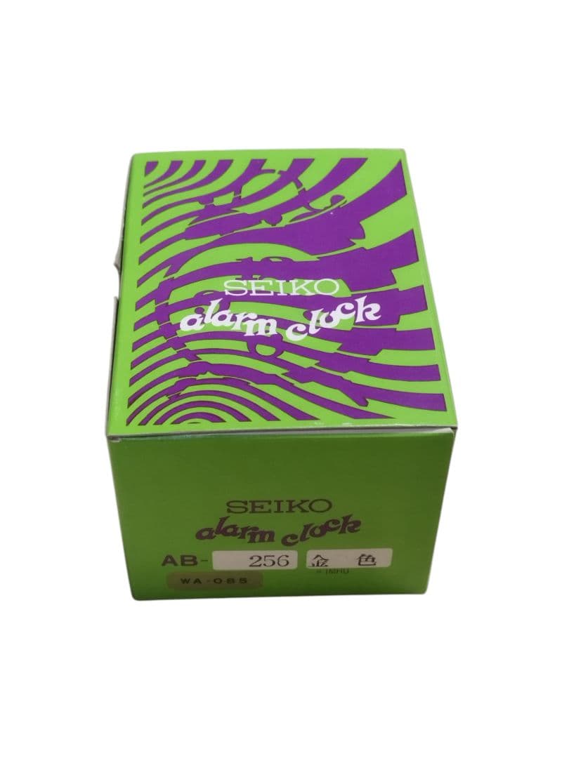 昭和49年【未使用】動作確認済み SEIKO 目覚まし時計 ゴールド 金色