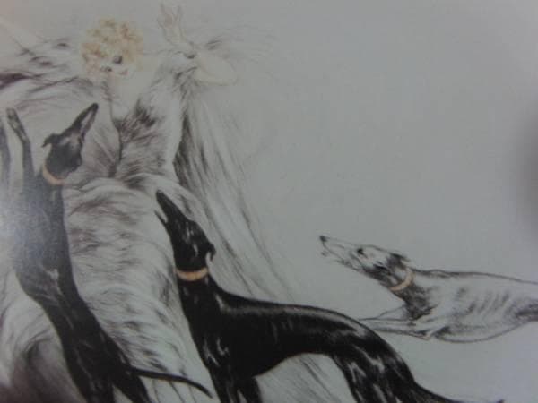 ルイ・イカール豪華限定版・１０万/狩猟、希少な額装用画集より、新品高級額装付