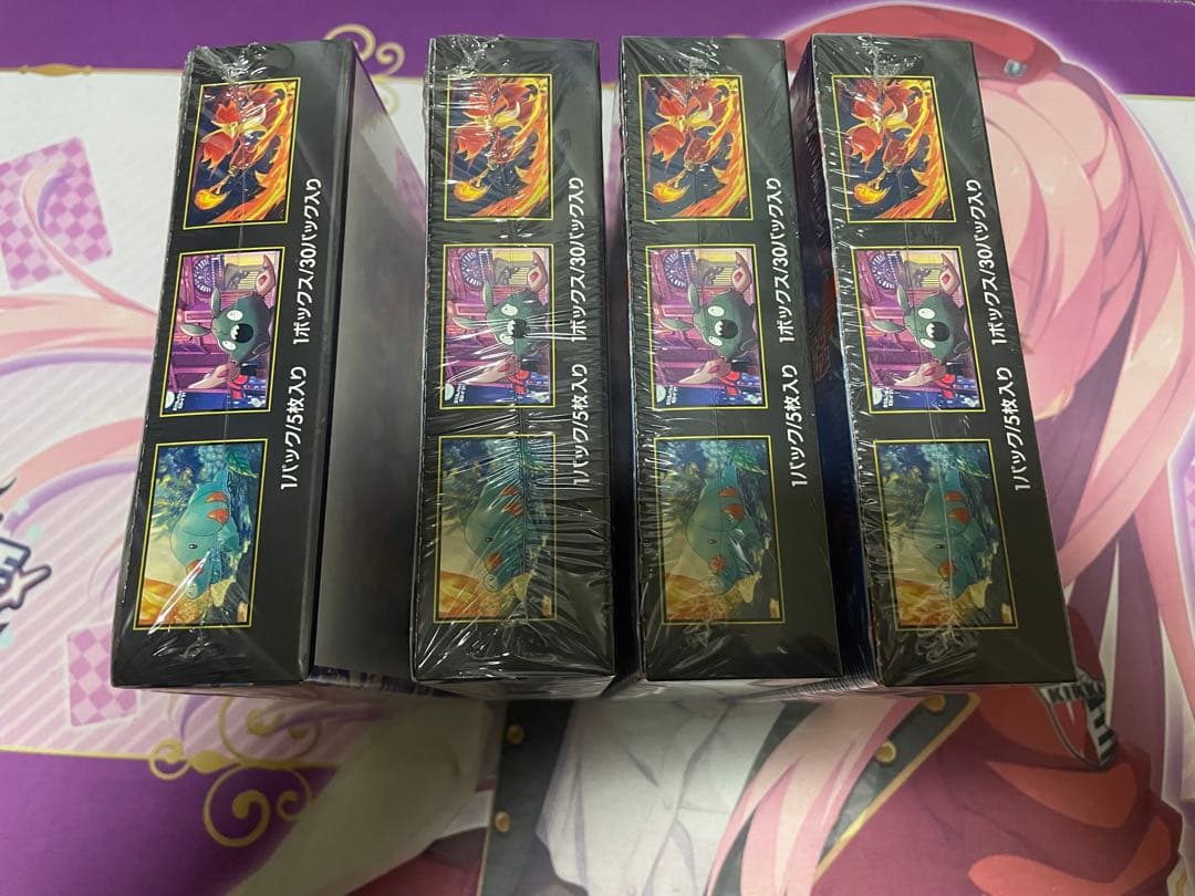 ポケモンカードゲーム ニンジャスピナー 4箱セット　シュリンク付き