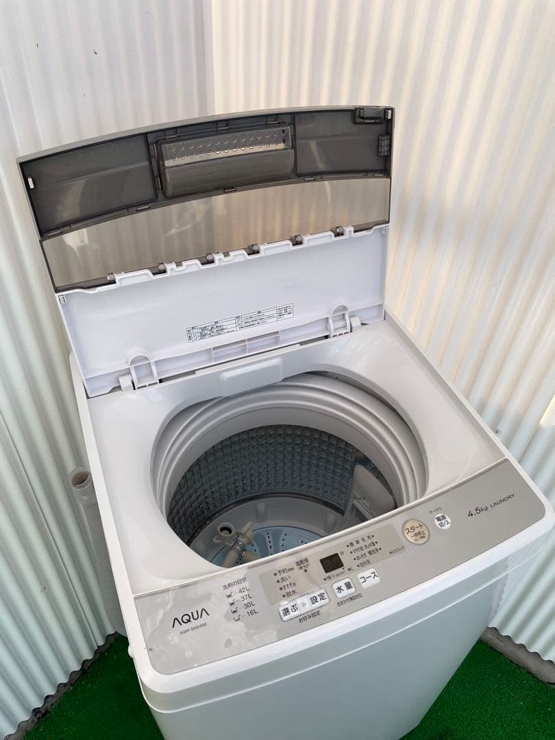 881 訳あり 格安‼️ アクア 4.5kg洗濯機 一人暮らし 単身 ジャンク品