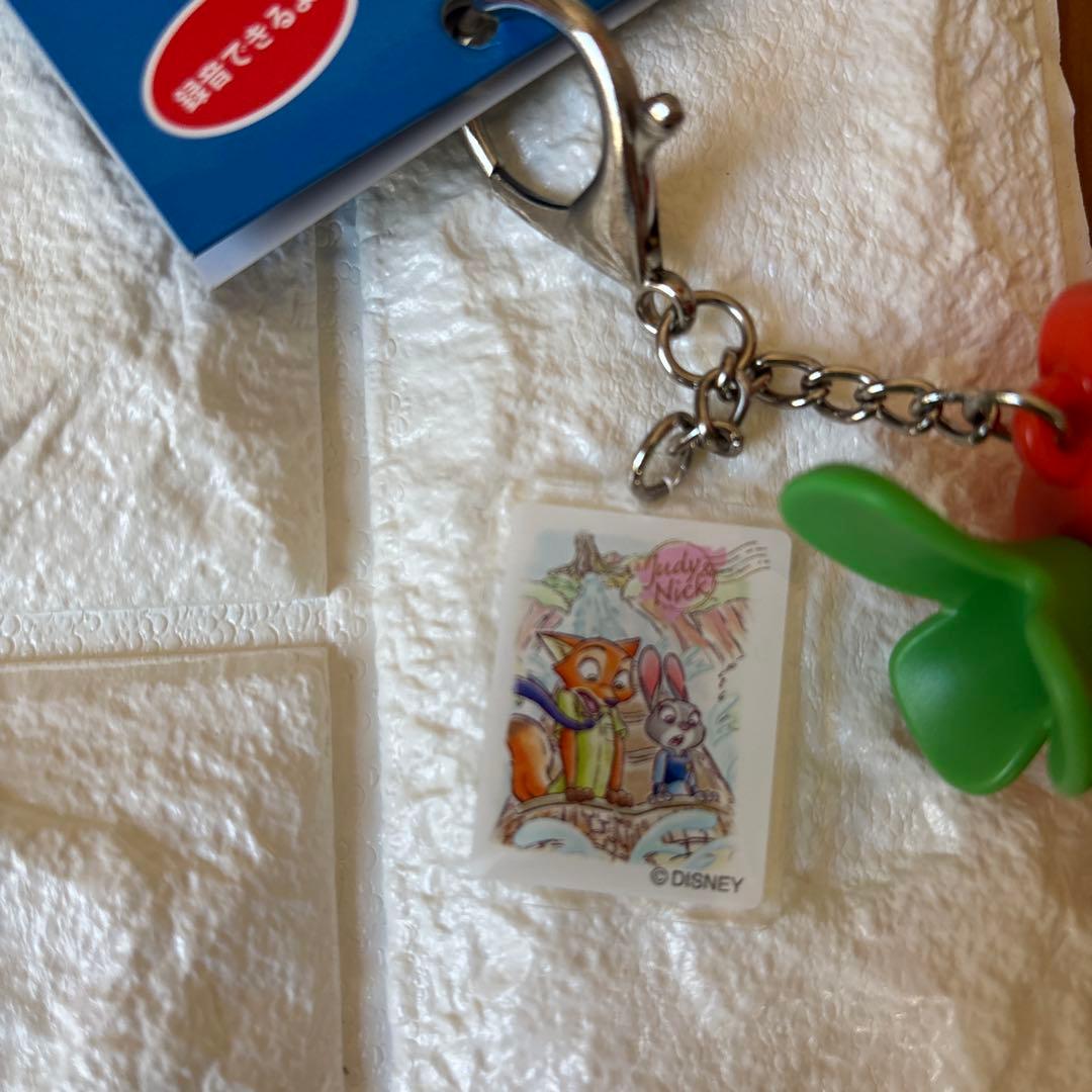 ズートピア にんじんペン 録音〇 キーホルダー