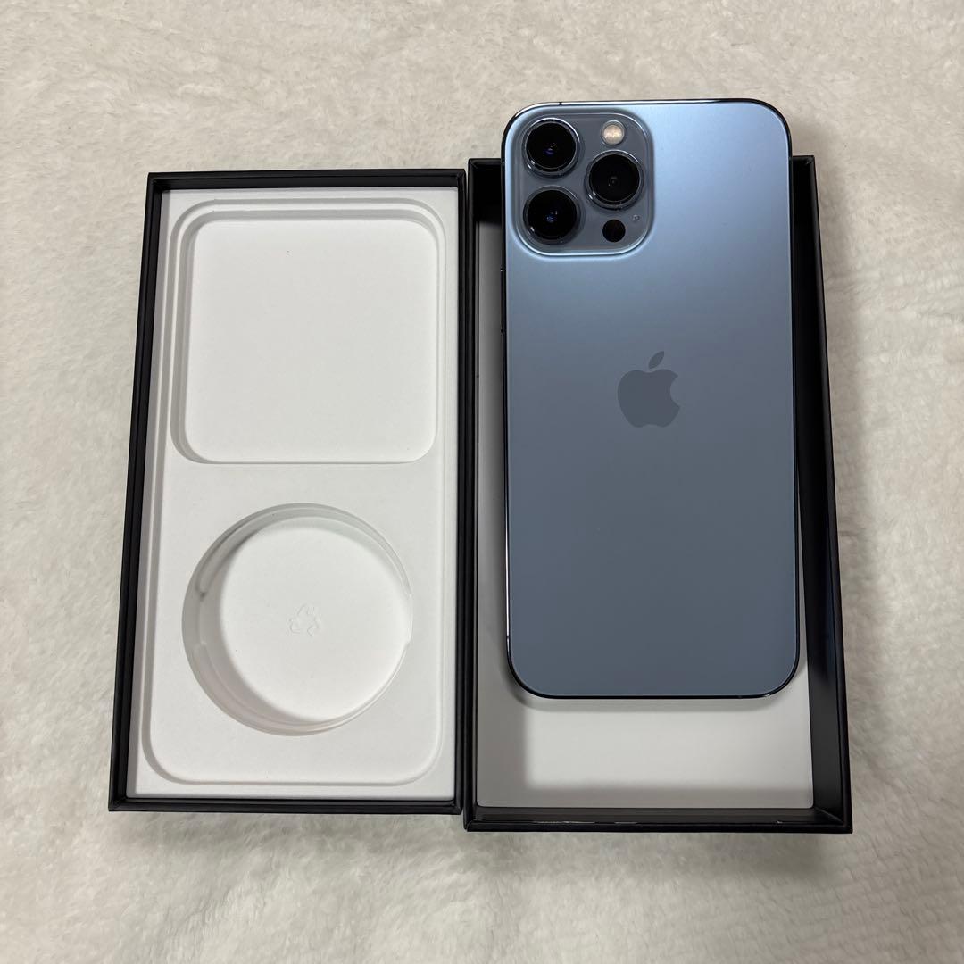 美品 iPhone 13 Pro Max 128GB シエラブルー
