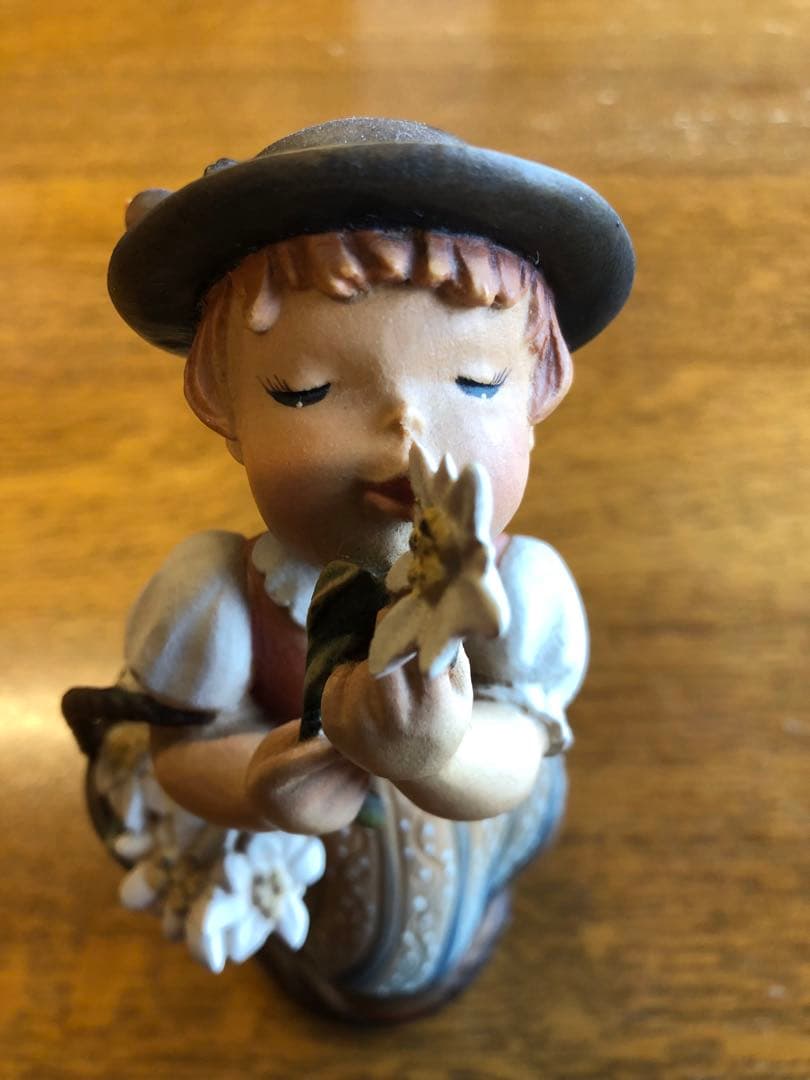 アンリ人形 エーデルワイス 少年と少女 2体 約18㎝