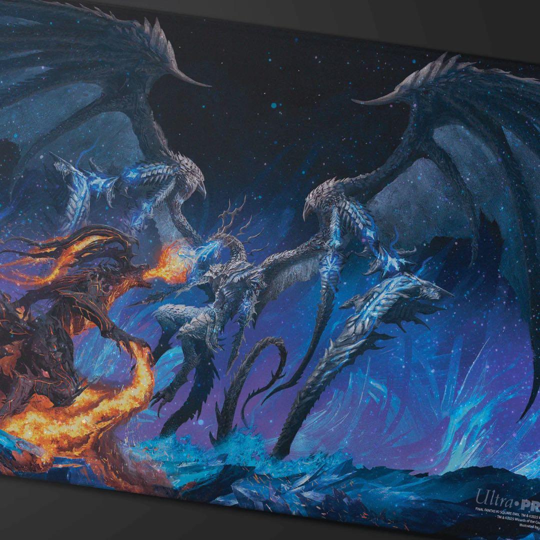 最安値 MTG×FF 新品未開封　ホロフォイルプレイマット(バハムート)