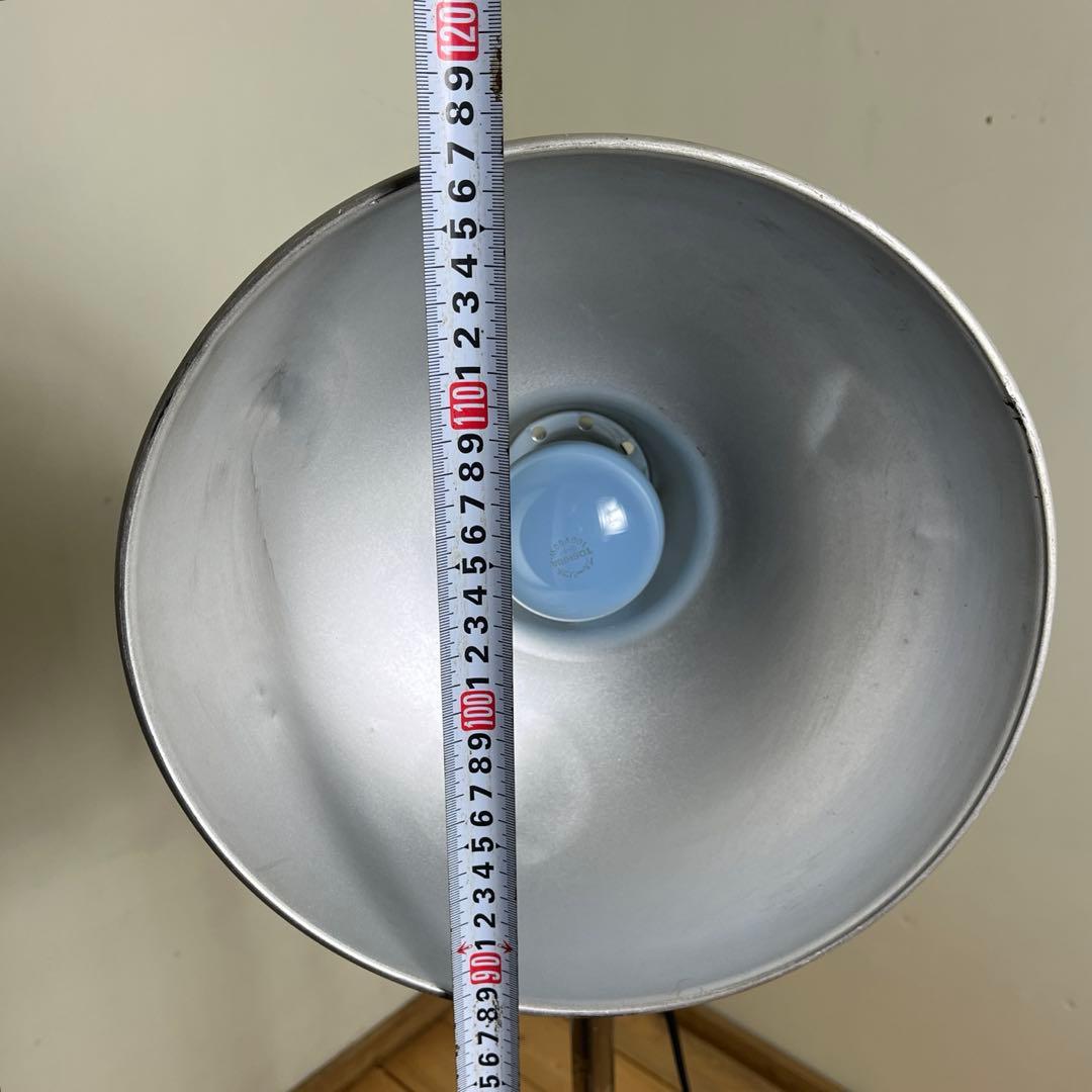 インダストリアル工業系◾️アルミシェード フロアライト カメラ 撮影 照明 B