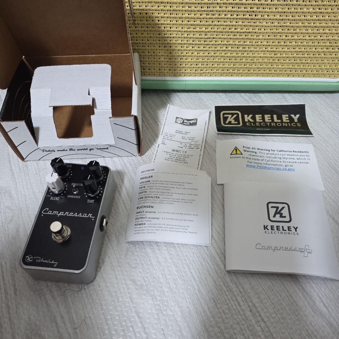 Keeley Compressor Plus コンプレッサーペダル 箱付き美品