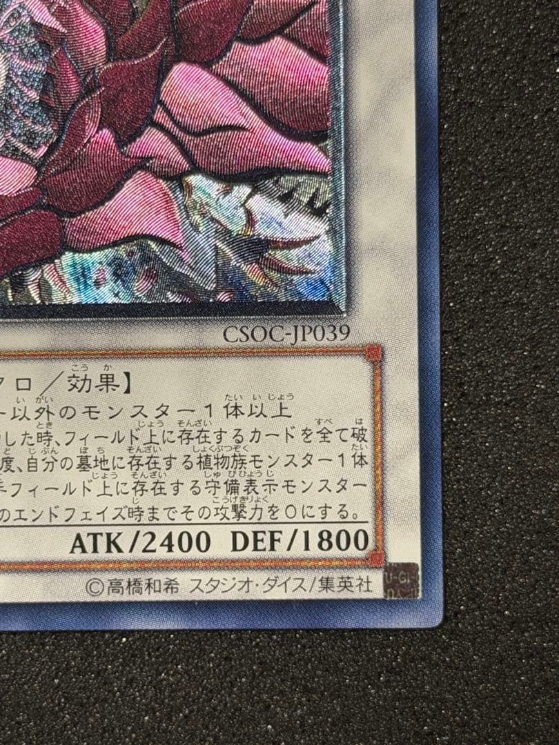 【超極美品】ブラック・ローズ・ドラゴン レリーフ