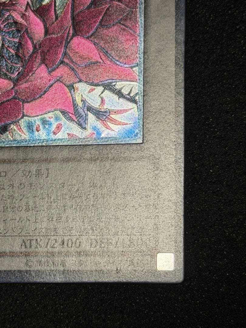 【超極美品】ブラック・ローズ・ドラゴン レリーフ