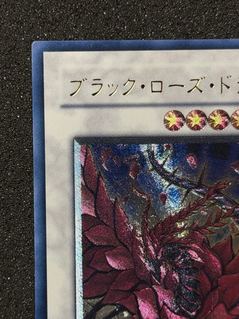 【超極美品】ブラック・ローズ・ドラゴン レリーフ