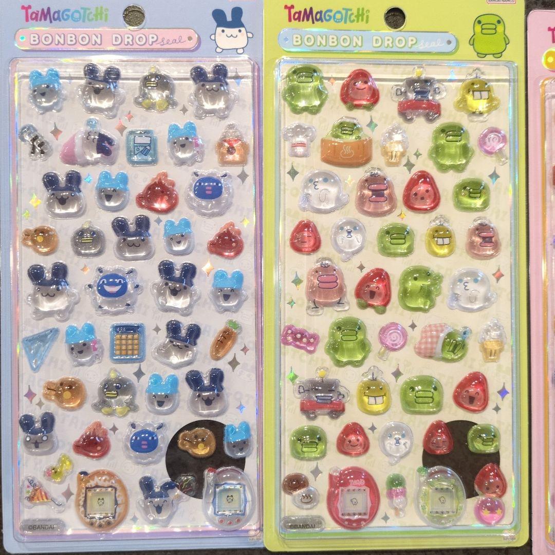 ボンボンドロップシール　たまごっちコンプリート４枚セット