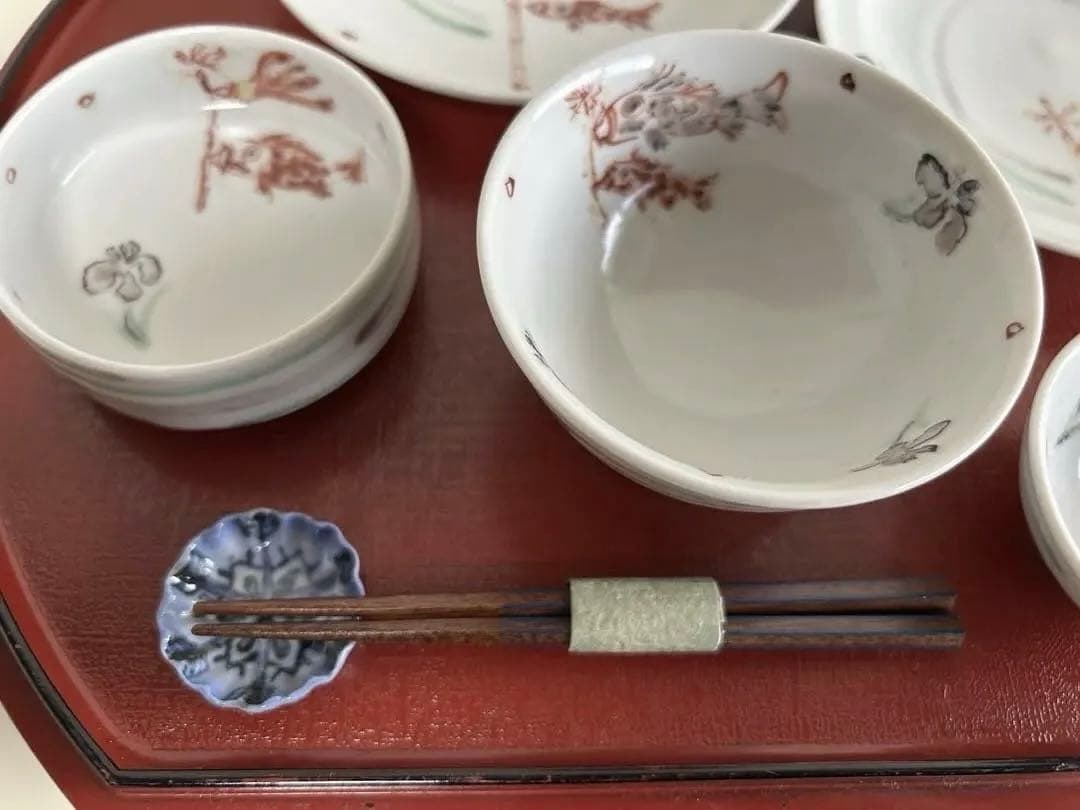 工房イクコ　端午の節句　こどもの日　食器セット木箱入り