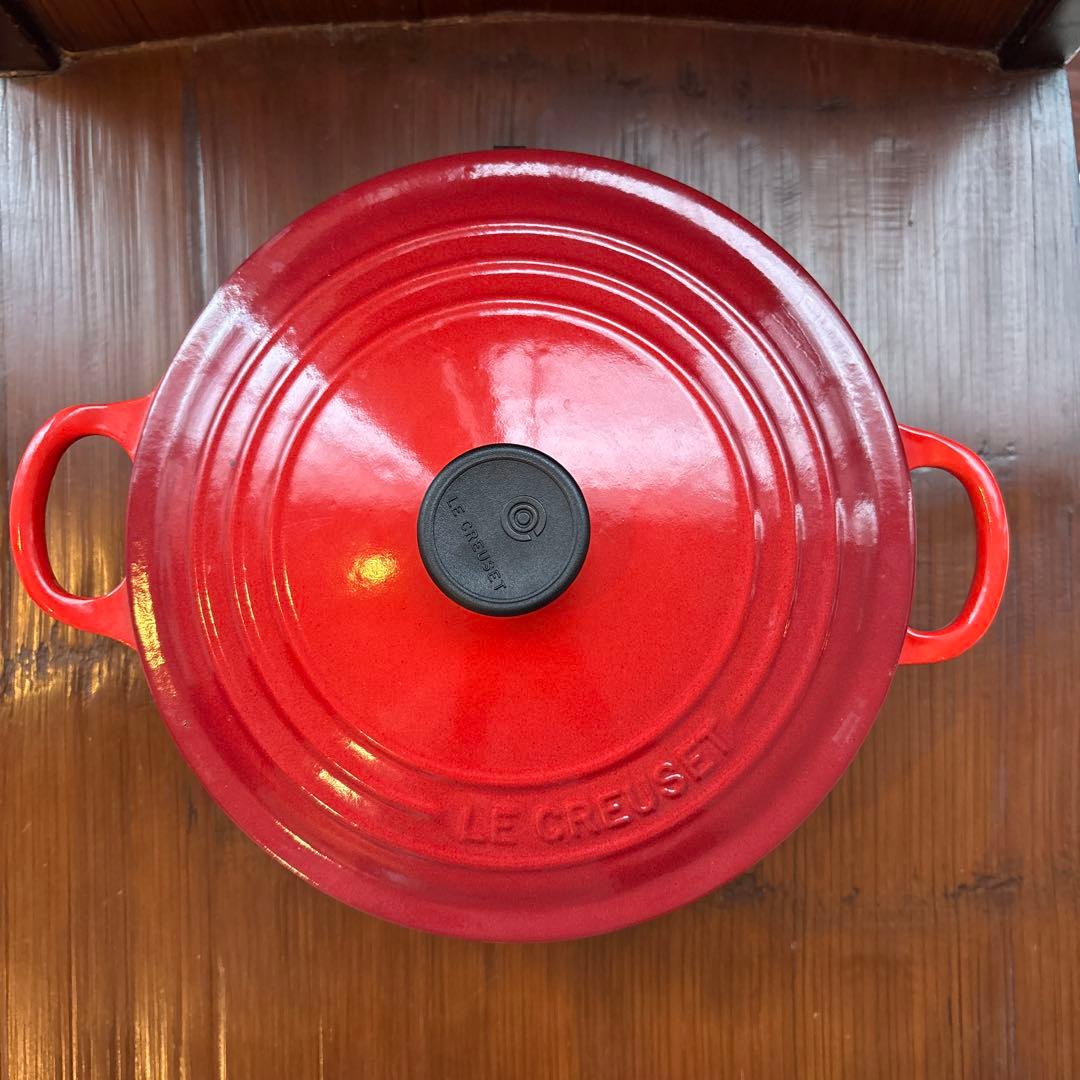 LE CREUSET ル.クルーゼ両手鍋22㎝