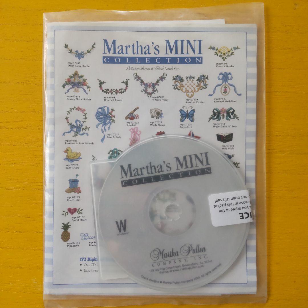 刺繍CD★ミニコレクション（プチモチーフ）172デザイン！収録 ≠ 刺繍カード