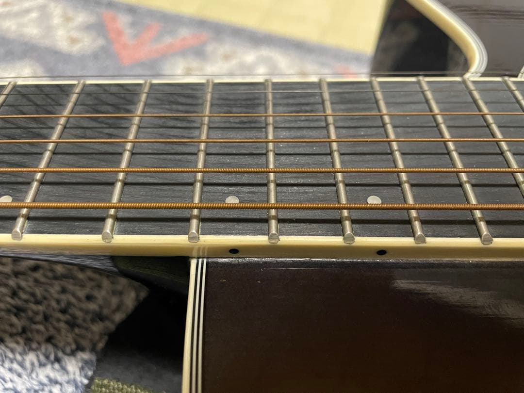 Morris エレアコ　アコギ　R-011 ダークブラウン ギターケース付き