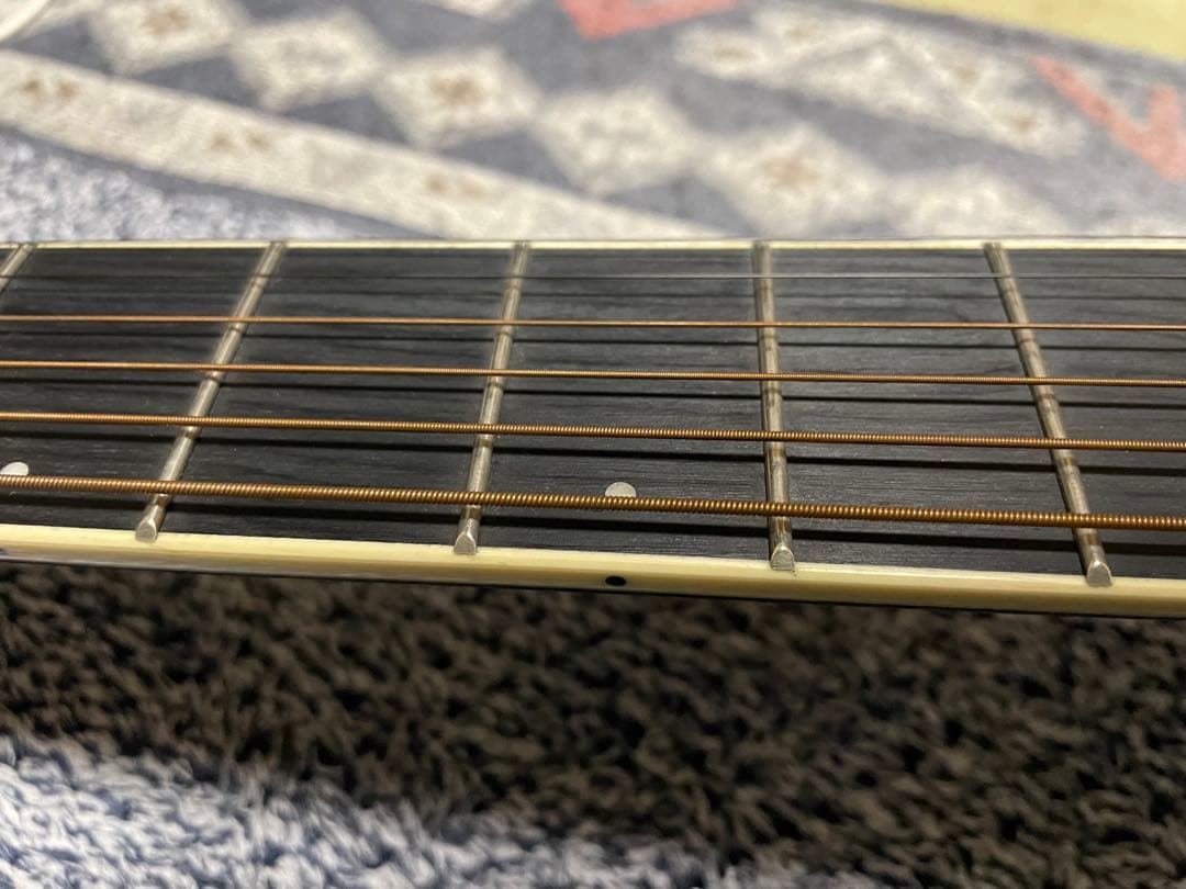 Morris エレアコ　アコギ　R-011 ダークブラウン ギターケース付き