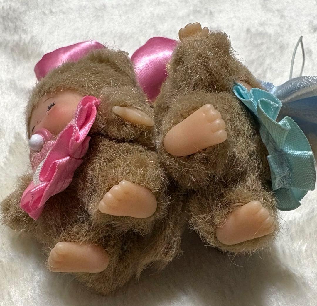 セキグチ モンチッチ マスコット ぬいぐるみ キーホルダー レトロ 【希少品】