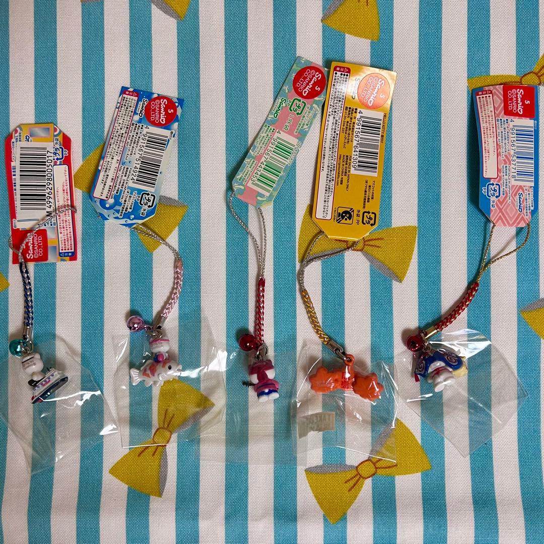 ヒ*マ様 ご当地キティ まとめ売り❷ 未開封品 根付 ストラップ 10点セット