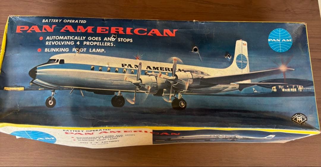 PAN AM 乾電池動作航空機