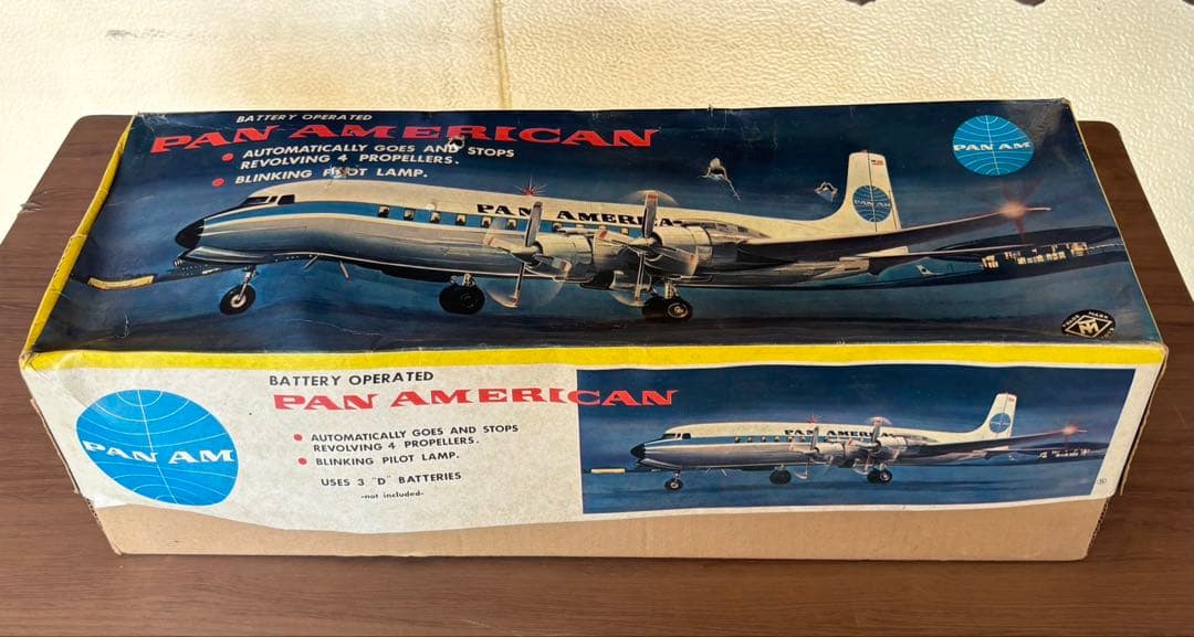 PAN AM 乾電池動作航空機