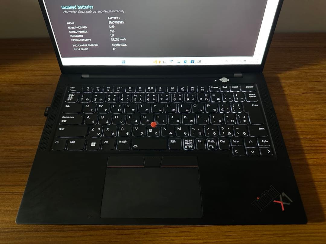 Windowsノート本体 5.Lenovo X1 Carbon Gen9 i5-1135G7 32Gb