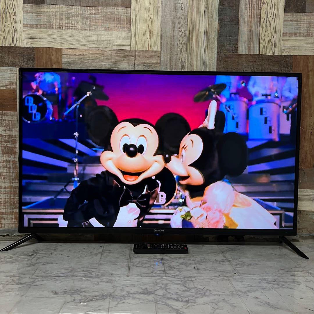 即日受渡❣️全国送料込4年前購入マクスゼン43型液晶TVゲームモード搭載。