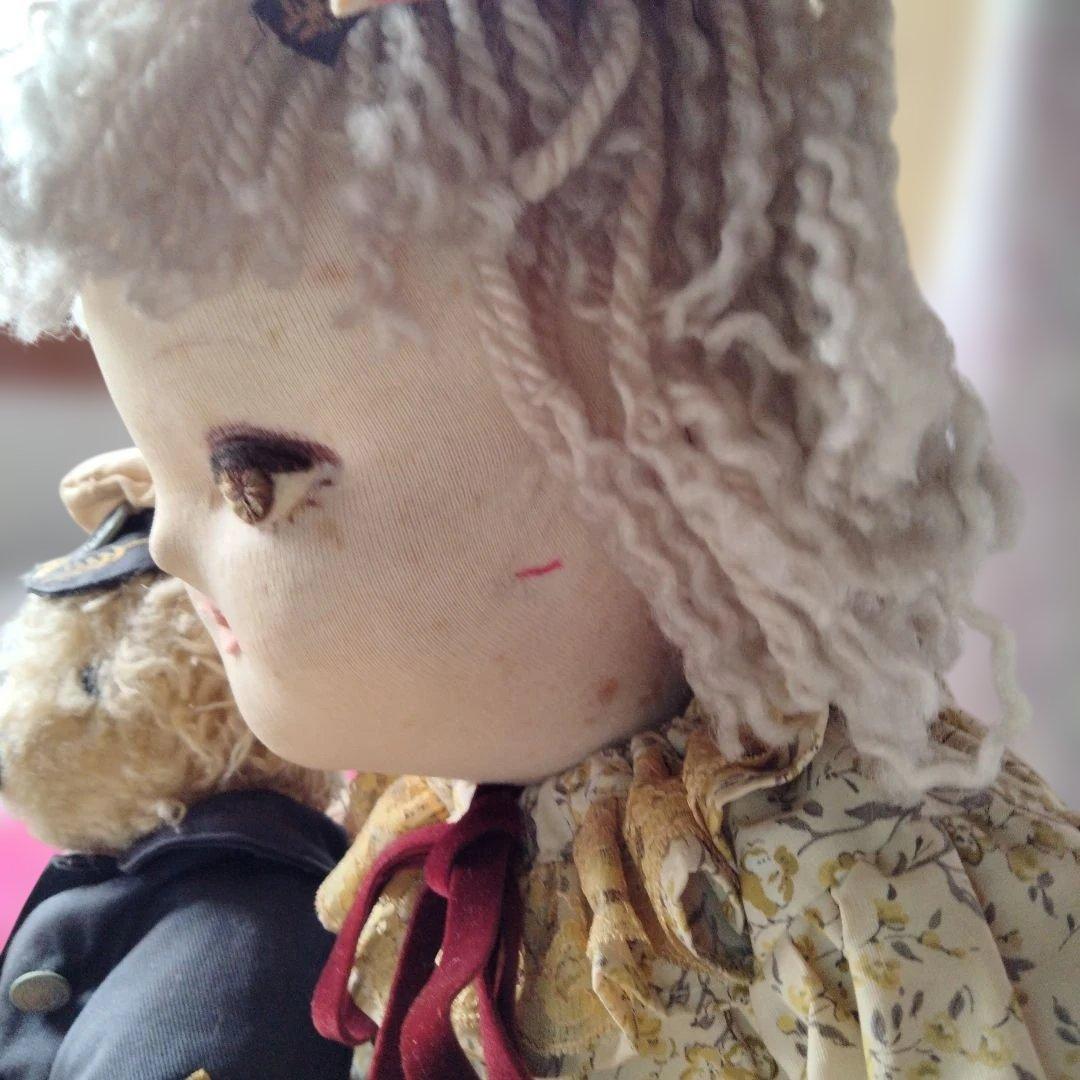 昭和レトロハンドメイド人形とテディベア米山京子風