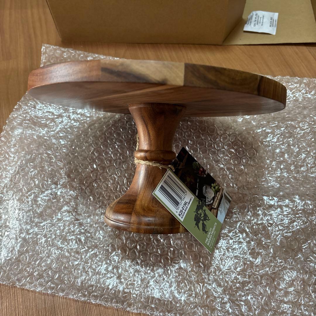 ダルトン シンプル コンポート ウッド L 木製雑貨 アカシア ケーキスタンド