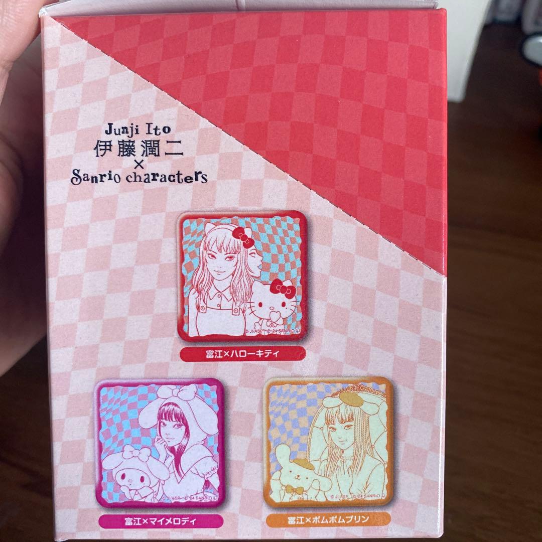 伊藤潤二×サンリオ スクエア缶バッジ 全6種セット