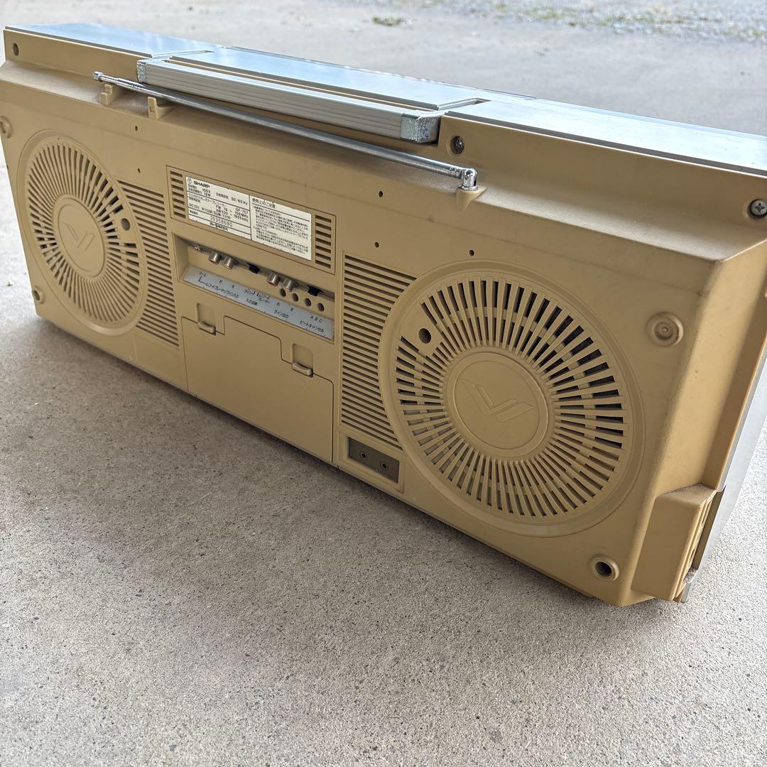 昭和レトロ SHARP GF-757 ラジカセ 動作品