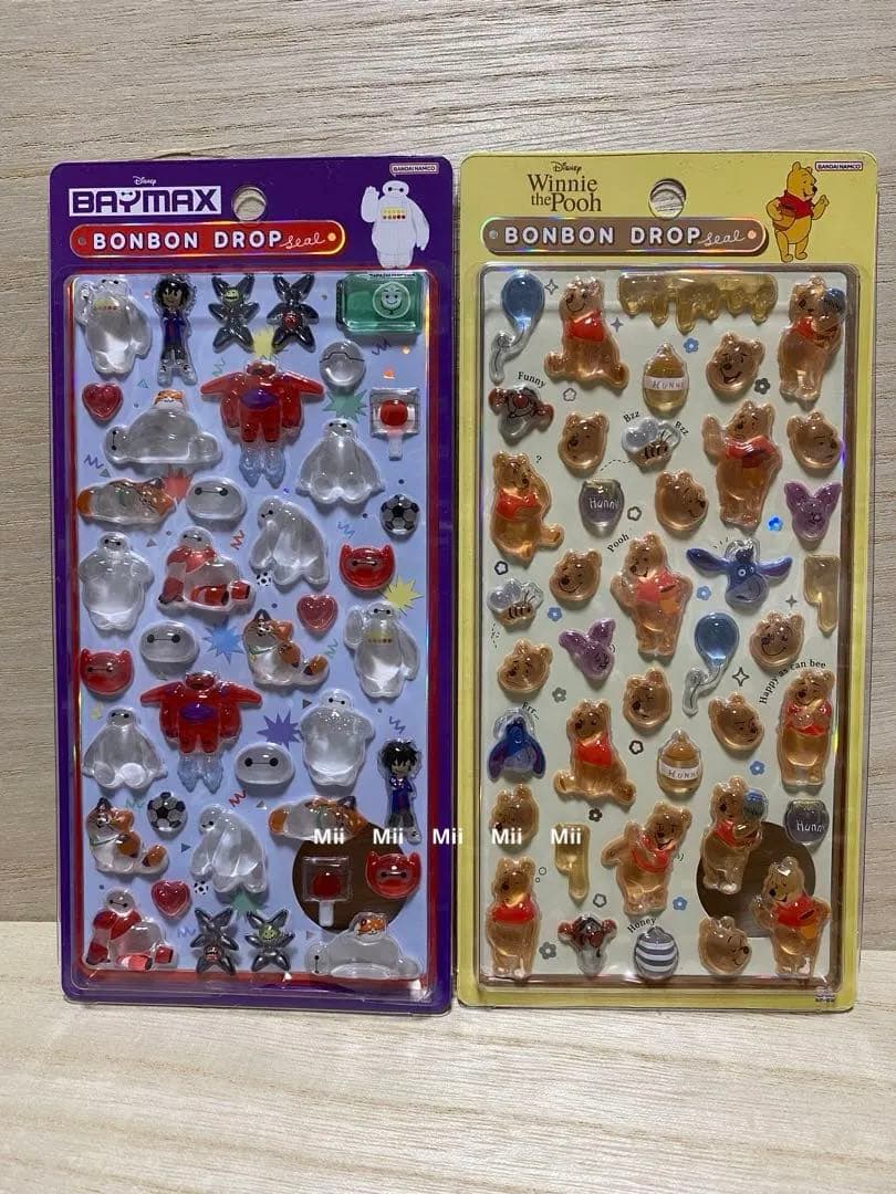 正規品　イオン限定　ボンボンドロップシール　ディズニー　新品未開封　4点セット