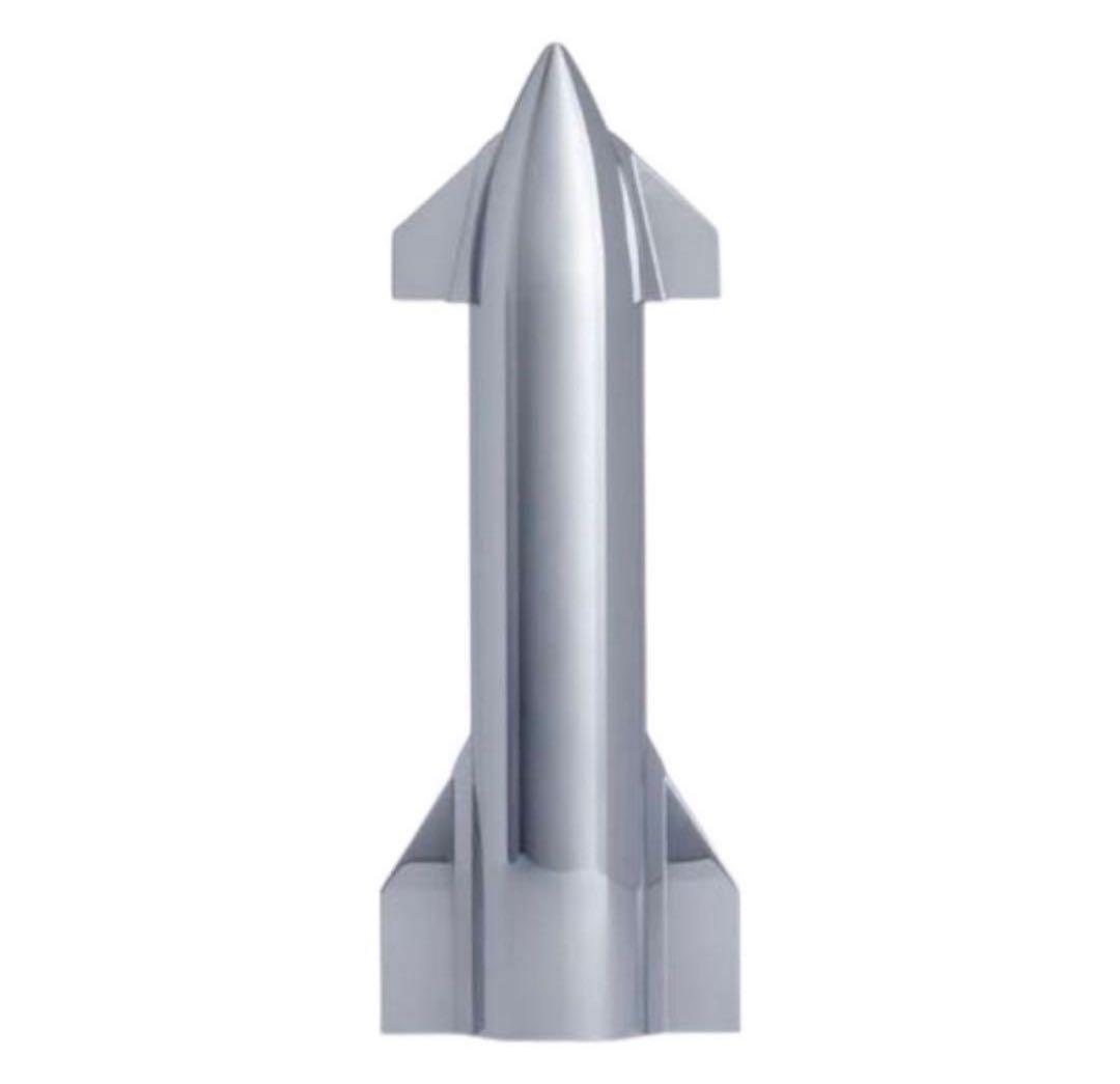 SPACEX社 STARSHIP CHROME MODEL