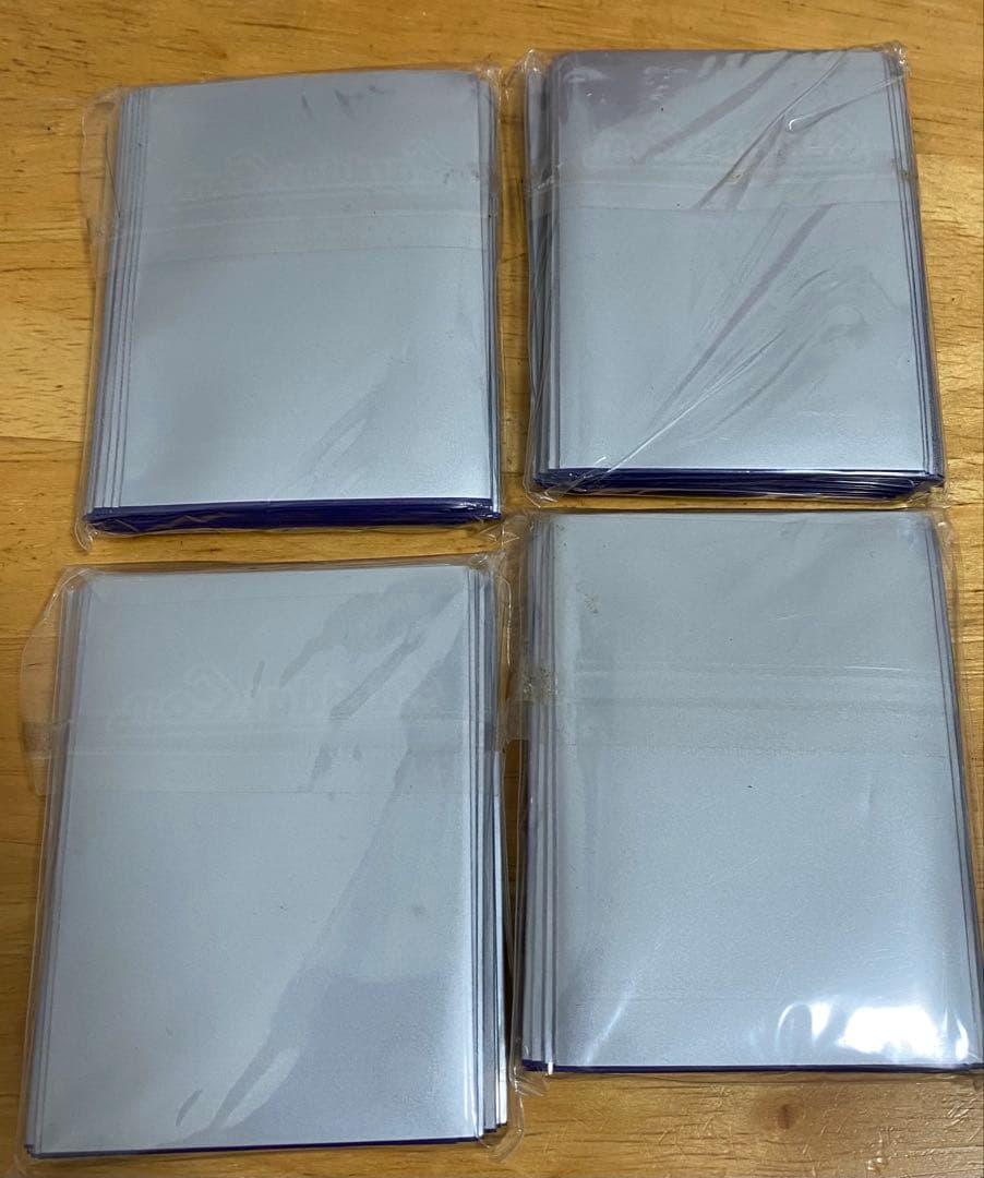 カードダスドットコム スリーブ 青 ガンダムウォー サプライ 非売品 4個セット